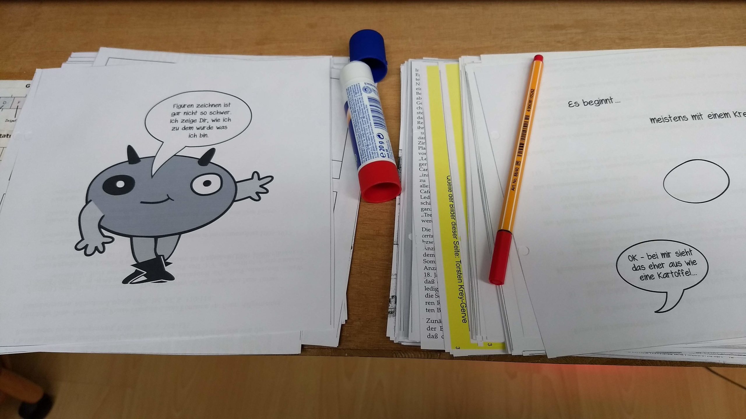 2020_Comic_Buch_Korrekturfahnen