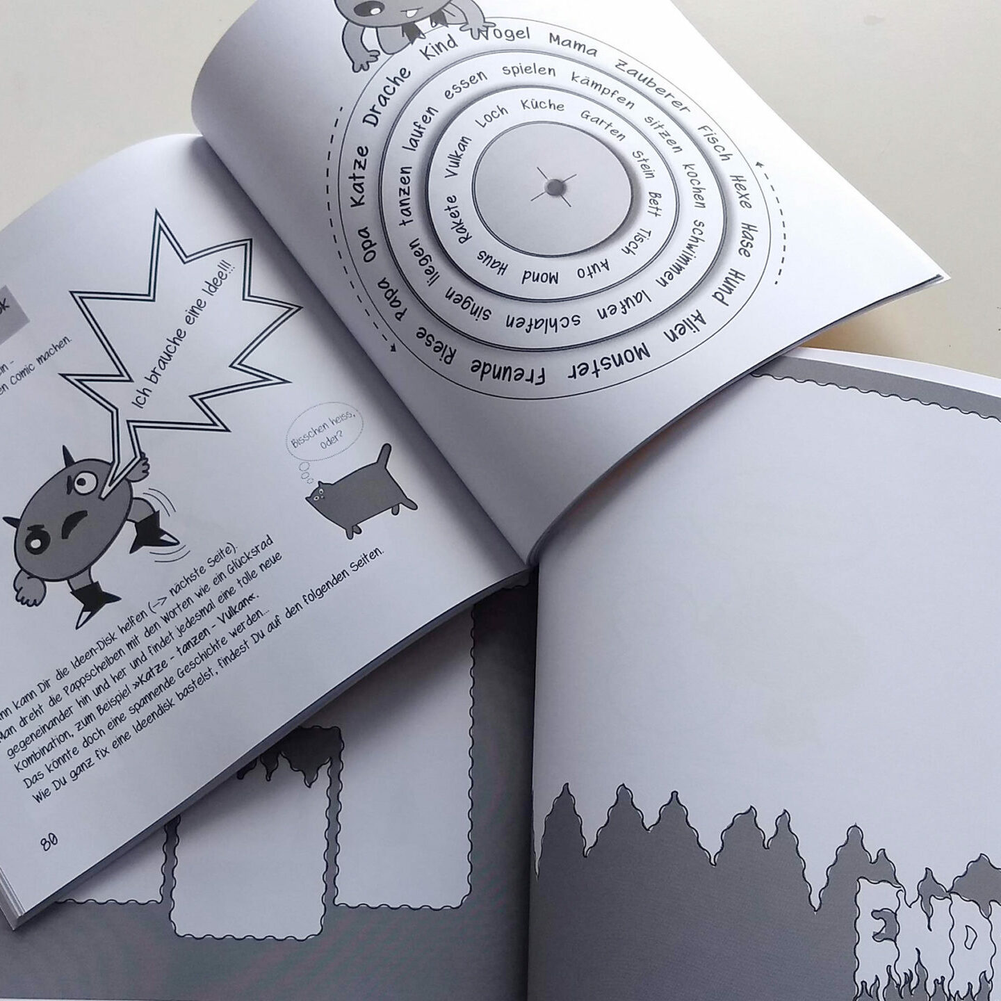 First test print in german.