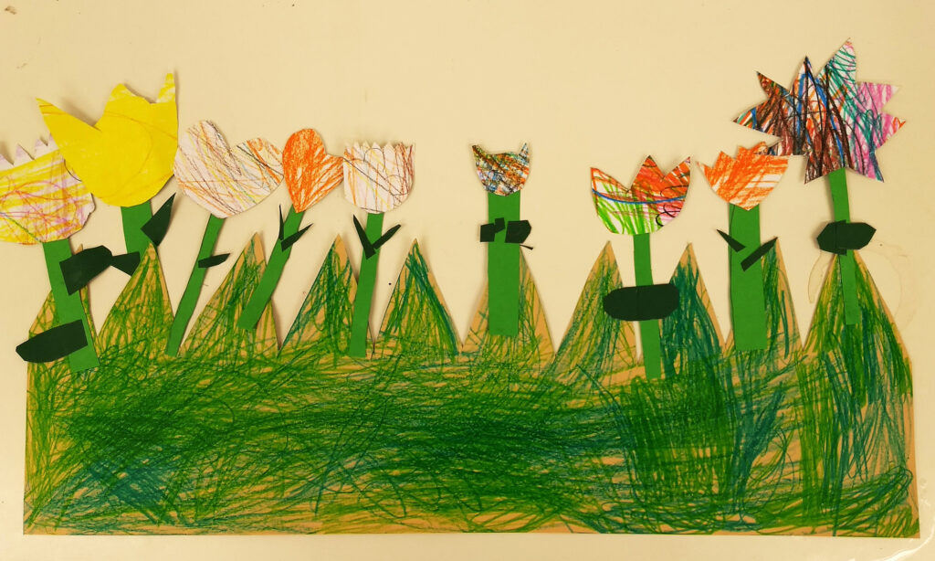 Eine Blumenwiese fast nur aus Resten
