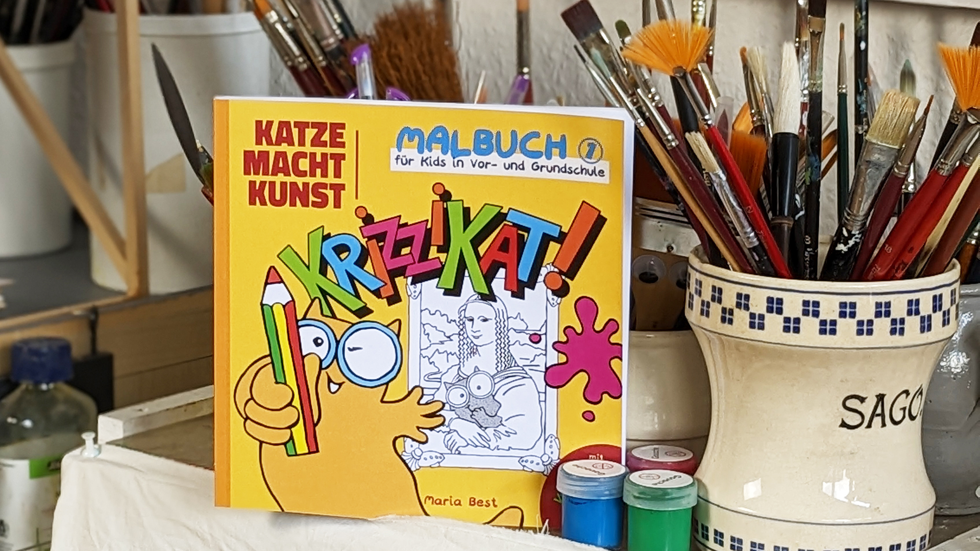 KRIZZIKAT! Katze-macht-Kunst - das Malbuch