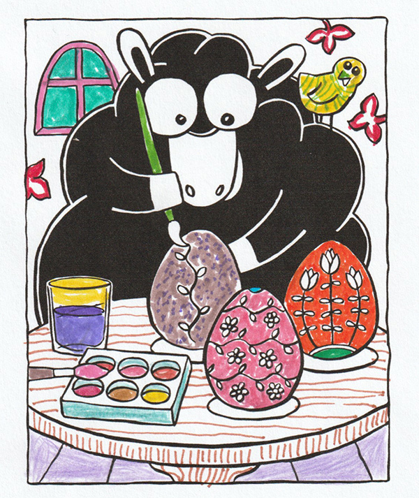 2022_Osterschaf2_buntstift_04