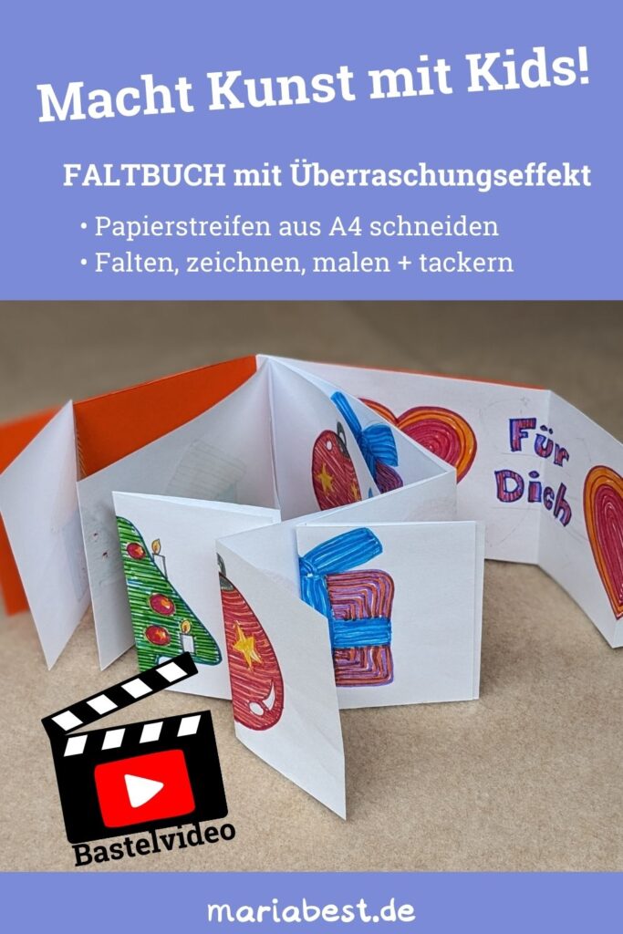 Pingrafik für das Faltbuch Bastelvideo