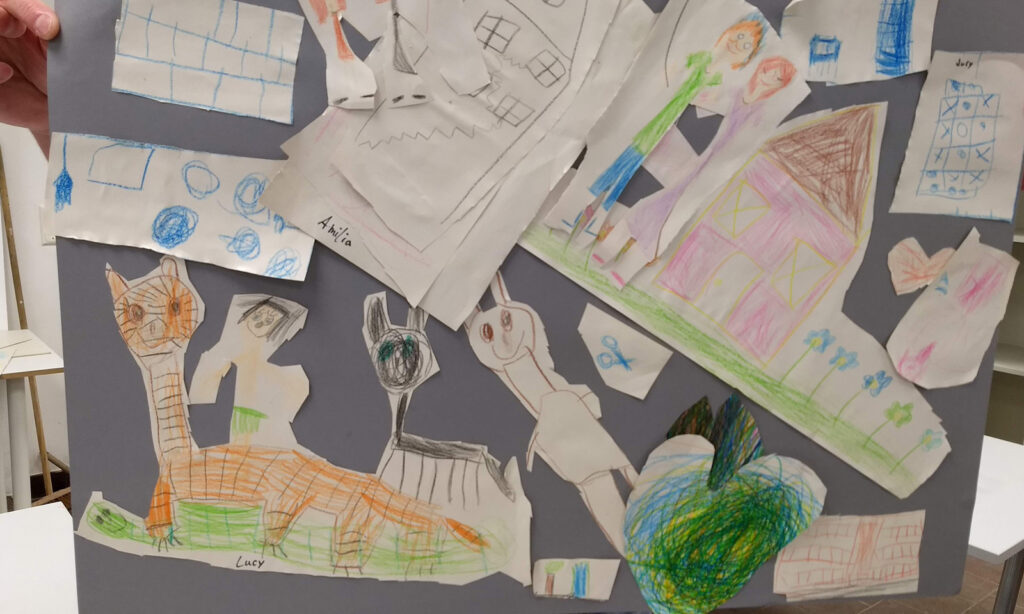 Gemeinschaftsbild zu Papier, Schere Stifte - Video 1
