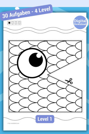 Schneidetraining von Maria Best - PDF Vorlage Level 1