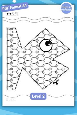 Schneidetraining von Maria Best - PDF Vorlage Level 2