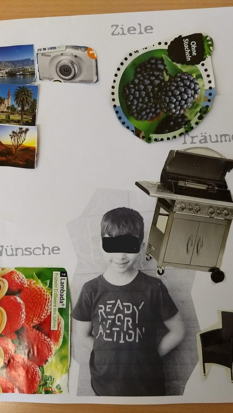Wünsche - Ziele - Träume | Collage 3. Klasse